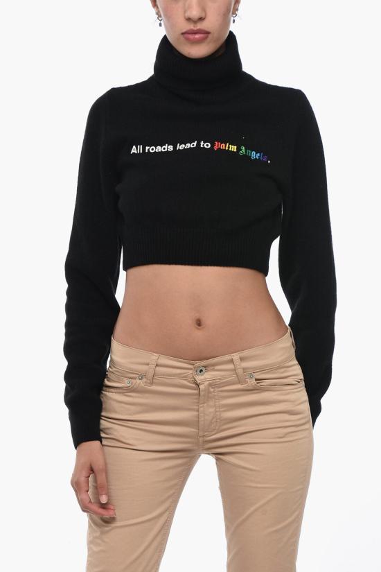  팜앤젤스 터틀넥 PWHF024F23KNI0021001 Black