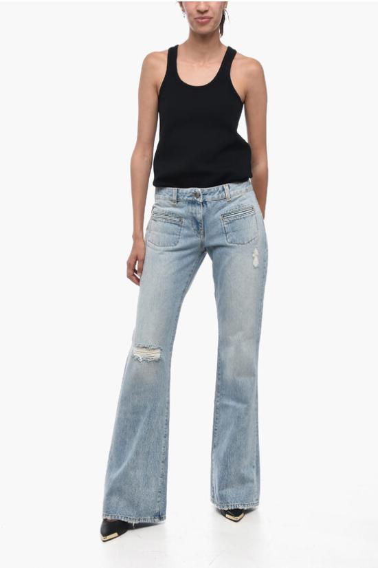  팜앤젤스 데님 팬츠 PWYB031F23DEN0014060 Blue - PALM ANGELS