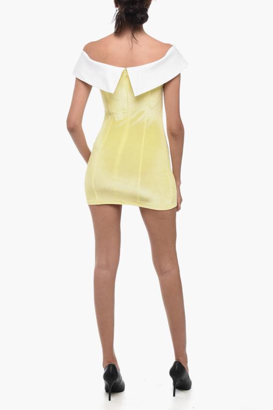  아드리아나 핫 꾸뛰르 숏 원피스 BEVELRY HILLS MINI DRESS YELLOW Yellow - ADRIANA HOT COUTURE