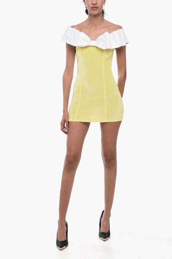  아드리아나 핫 꾸뛰르 숏 원피스 BEVELRY HILLS MINI DRESS YELLOW Yellow