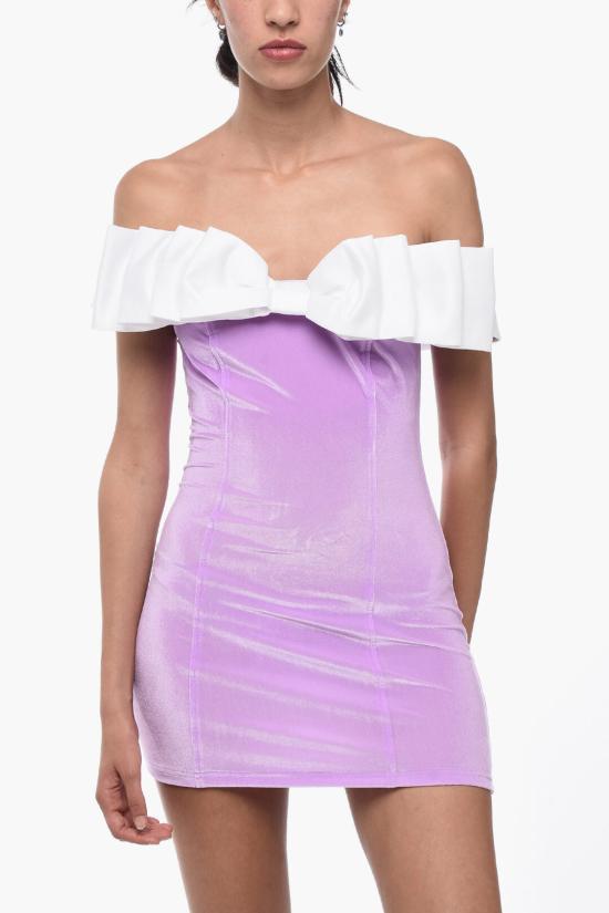  아드리아나 핫 꾸뛰르 숏 원피스 BEVELRY HILLS MINI DRESS LAVANDER Violet - ADRIANA HOT COUTURE
