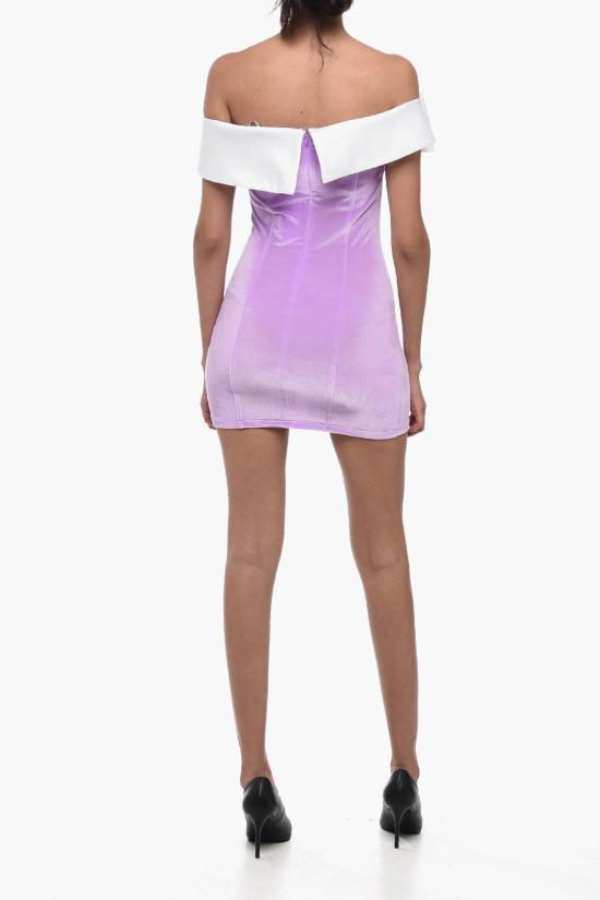 아드리아나 핫 꾸뛰르 숏 원피스 BEVELRY HILLS MINI DRESS LAVANDER Violet - ADRIANA HOT COUTURE