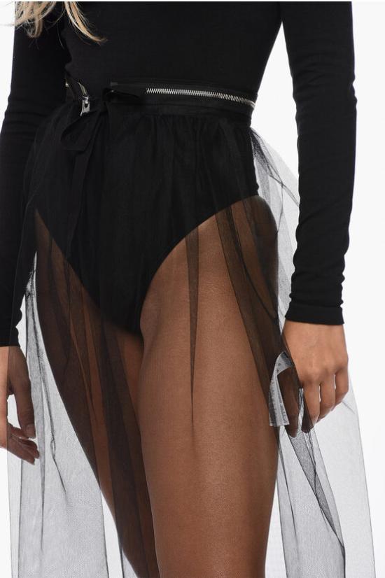  마르지엘라 롱 스커트 S62TH0025 S52863 900 Black - MAISON MARGIELA