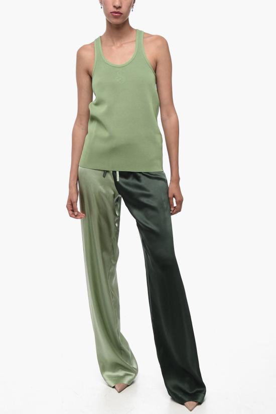  질샌더 민소매 티셔츠 J02NC0120J18261 329 Green - JIL SANDER