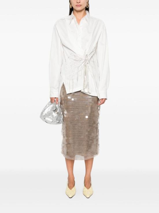  드리스 반 노튼 셔츠 242 010743 9295 8 OFF WHITE - DRIES VAN NOTEN