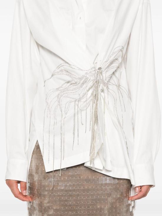  드리스 반 노튼 셔츠 242 010743 9295 8 OFF WHITE - DRIES VAN NOTEN