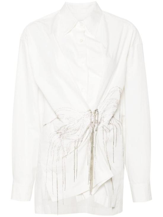 24FW 드리스 반 노튼 셔츠 242 010743 9295 8 OFF WHITE