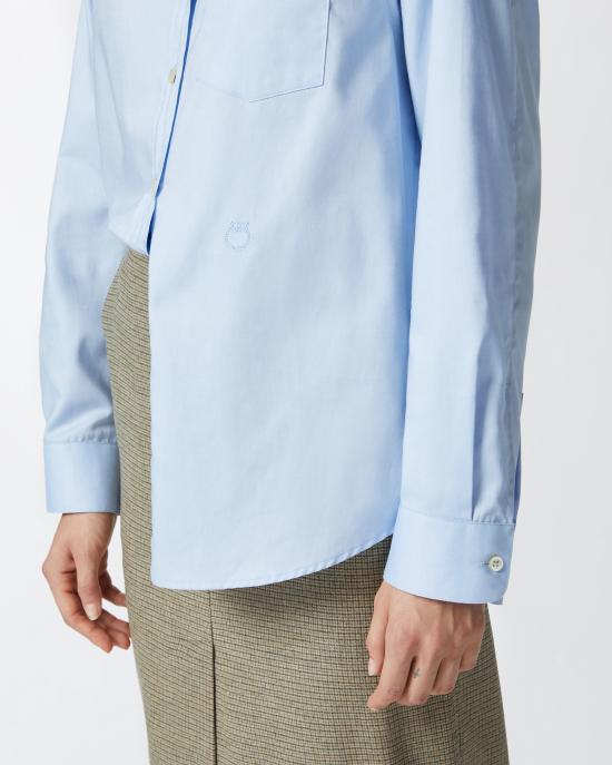 24FW 핑코 셔츠 103708A1Y0 G52 Blu panoramico - PINKO