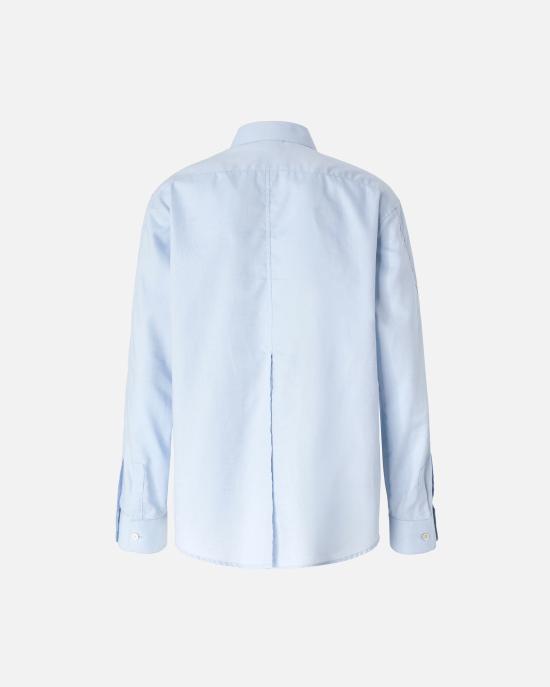 24FW 핑코 셔츠 103708A1Y0 G52 Blu panoramico - PINKO