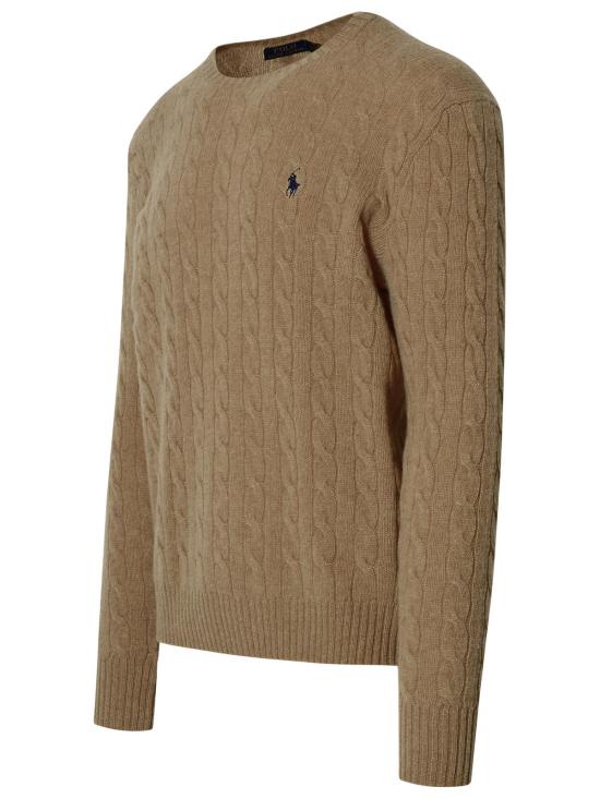 26SS 폴로 랄프로렌 케이블 니트 스웨터 710876762009 Beige - POLO RALPH LAUREN