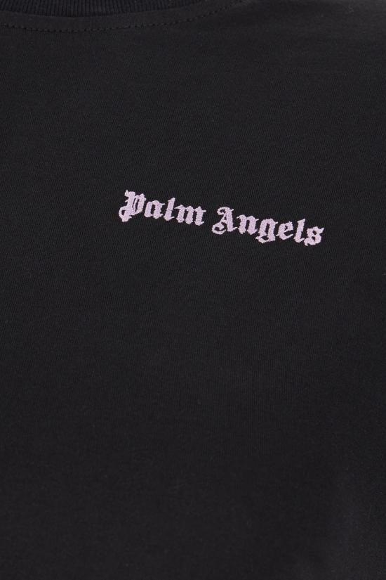 24FW 팜앤젤스 반팔 티셔츠 PWAA044F24JER001 1036 BLACK LILAC - PALM ANGELS