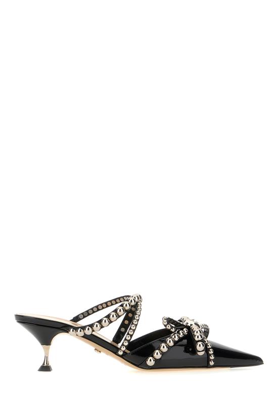  마흐앤마흐 뮬/슬리퍼 S083455PAT BLACK