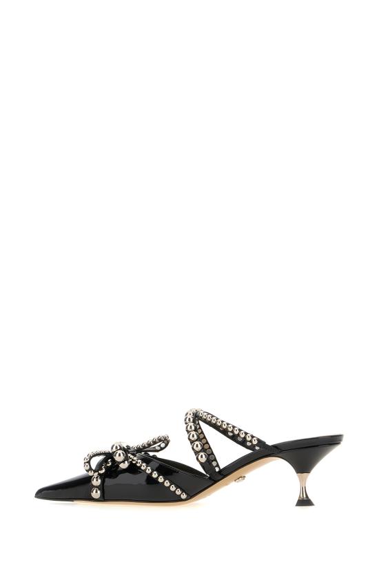  마흐앤마흐 뮬/슬리퍼 S083455PAT BLACK - MACH&MACH