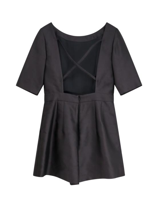 24FW 막스마라 숏 원피스 2421246091600 007 Black - MAX MARA