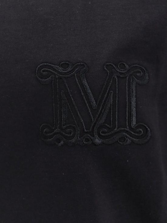 24FW 막스마라 반팔 티셔츠 2421946021600 002 Black - MAX MARA