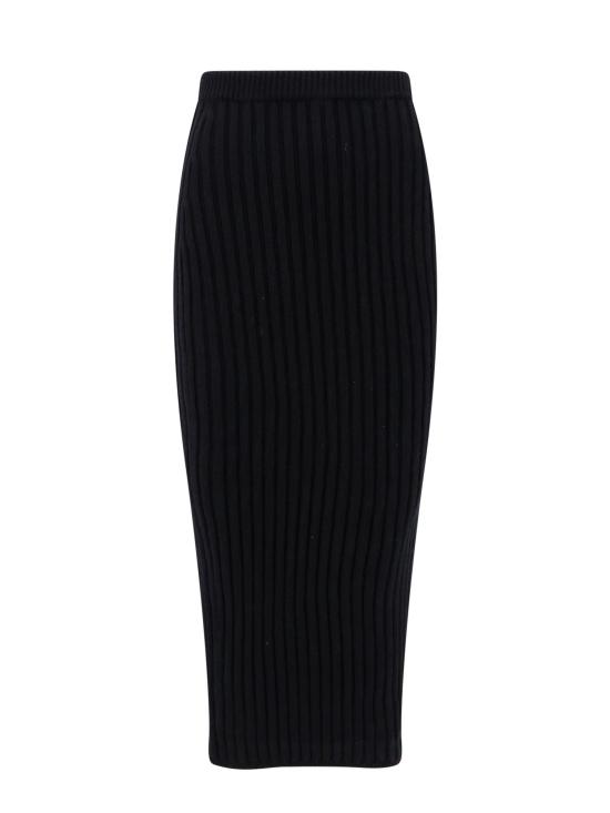 24FW 막스마라 롱 스커트 2421306033600 005 Black