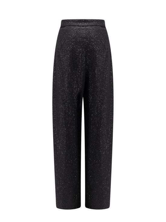 24FW 막스마라 스트레이트 팬츠 2421136054600 001 Black - MAX MARA