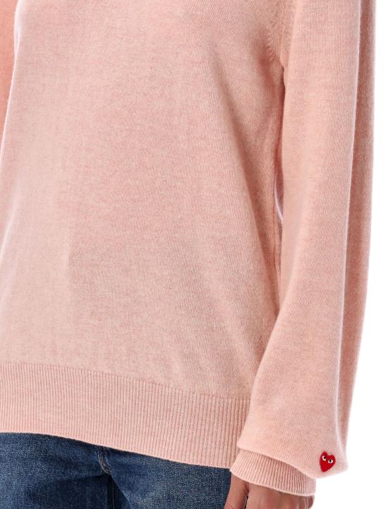 24FW 꼼데가르송 스웨터 AXN090051 LIGHT PINK - COMME DES GARCONS