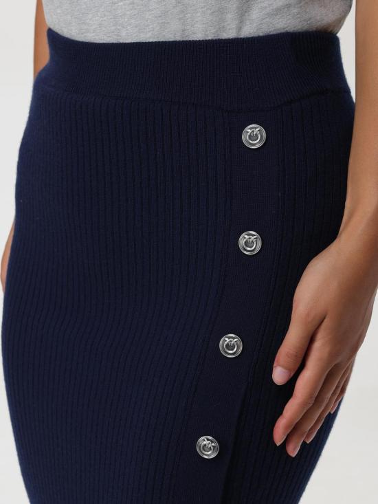  핑코 미디 스커트 104021A15S G03 Blu marino cupo - PINKO