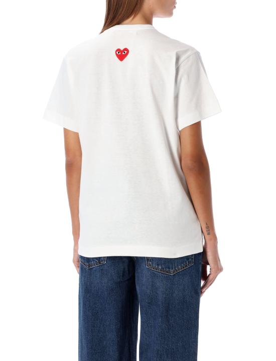 24FW 꼼데가르송 반팔 티셔츠 AXT340051 Bianco - COMME DES GARCONS