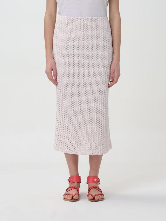 25FW 파비아나 필리피 롱 스커트 GND264F308I942 VR1 Pink