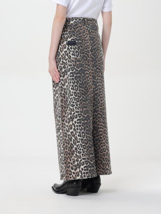 25FW 가니 롱 스커트 J1445 943 Brown - GANNI