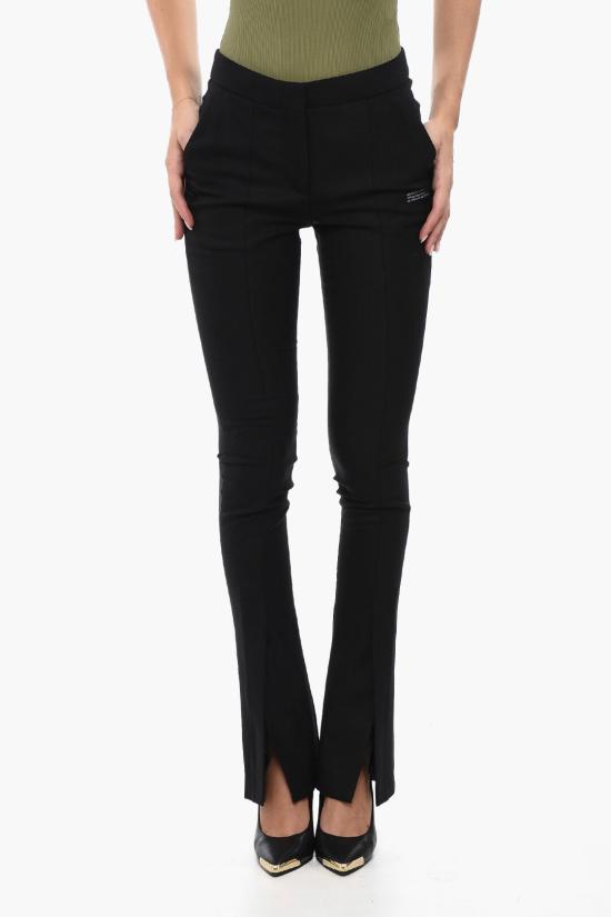  오프화이트 스트레이트 팬츠 OWCA136C99FAB0011001 Black