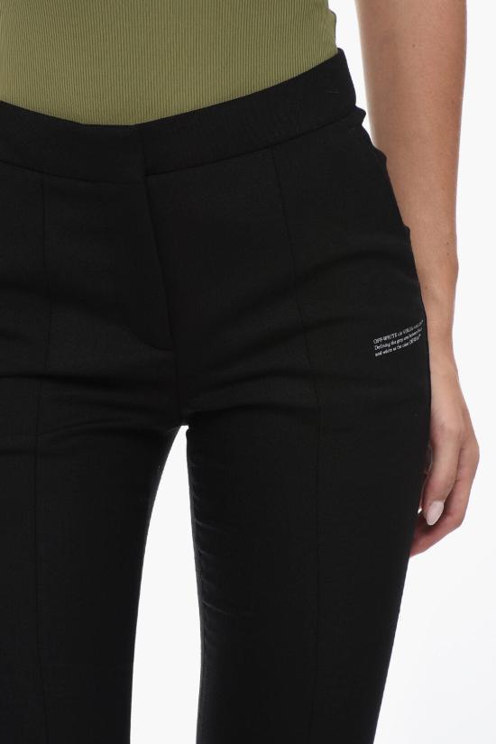  오프화이트 스트레이트 팬츠 OWCA136C99FAB0011001 Black - OFF WHITE