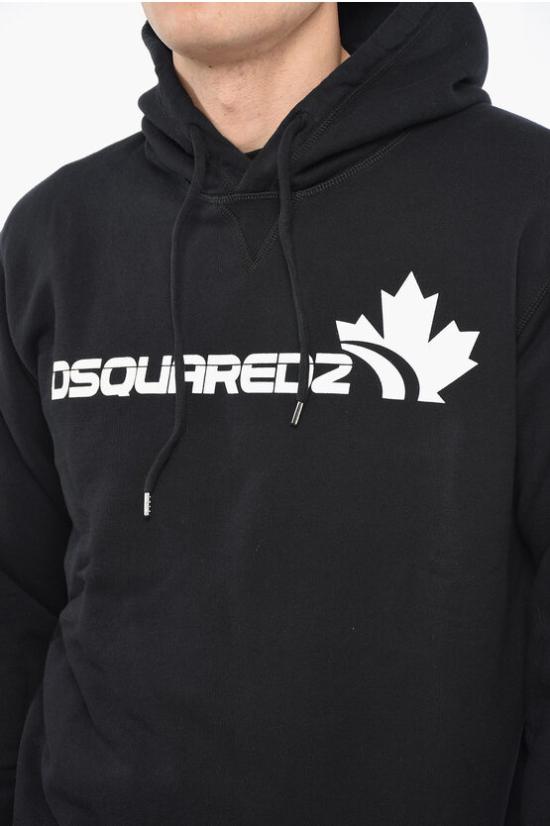  디스퀘어드2 후드 티셔츠 S71GU0593 S25551 900 Black - DSQUARED2