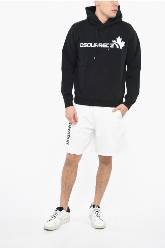  디스퀘어드2 후드 티셔츠 S71GU0593 S25551 900 Black - DSQUARED2