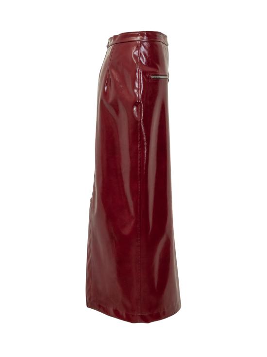 24FW 엠에스지엠 롱 스커트 3742MDD04247800 20 BORDEAUX - MSGM