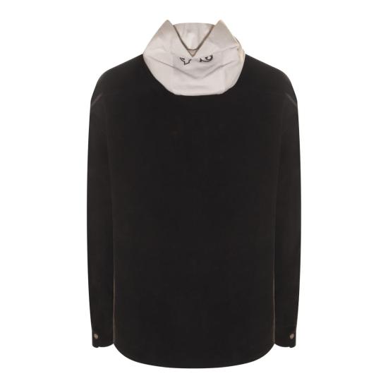  팜앤젤스 긴팔 셔츠 PMES021R24FAB0011005 BLACK LIGHT GREY - PALM ANGELS