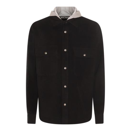  팜앤젤스 긴팔 셔츠 PMES021R24FAB0011005 BLACK LIGHT GREY