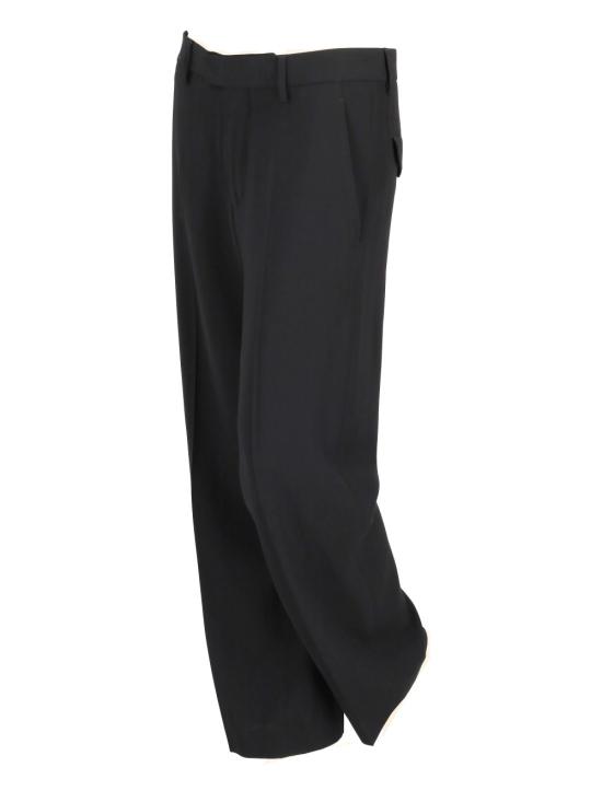  앤 드뮐미스터 스트레이트 팬츠 B0011425FA342 099 BLACK - ANN DEMEULEMEESTER