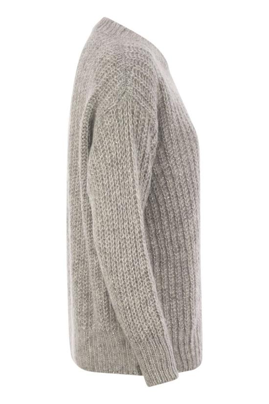 24FW 에르노 스웨터 MV000009D 9410 LIGHT GREY - HERNO