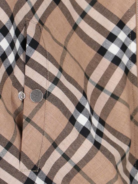  버버리 체크 울 블렌드 봄버 자켓 8092963 C1202 - BURBERRY