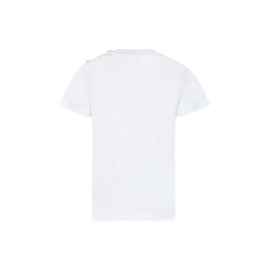  [키즈] 발망 티셔츠 BU8A11 Z1751 100NE WHITE - BALMAIN