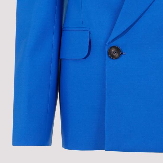  알렉산더 맥퀸 수트 자켓 745076 QJACX 4155 GALACTIC BLUE - ALEXANDER MCQUEEN
