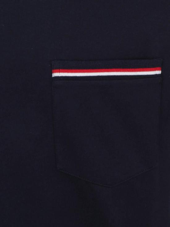 25FW 톰브라운 RWB 트림 포켓 MJS010A01454415 Dark Blue - THOM BROWNE