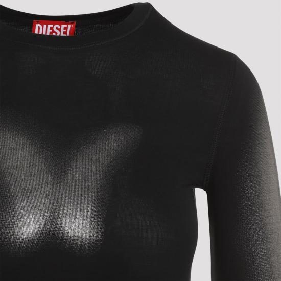 24FW 디젤 롱 원피스 A144420WFBW BLACK - DIESEL