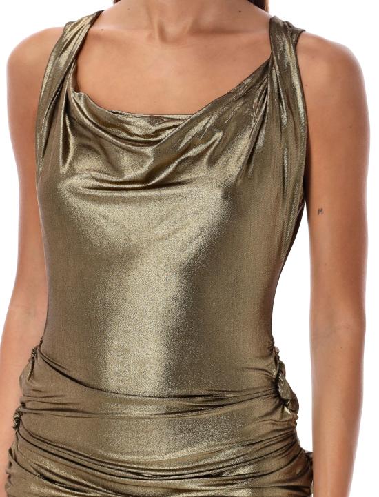 24FW 비비안웨스트우드 롱 원피스 24A1102001AJ007P N210 GOLD - VIVIENNE WESTWOOD