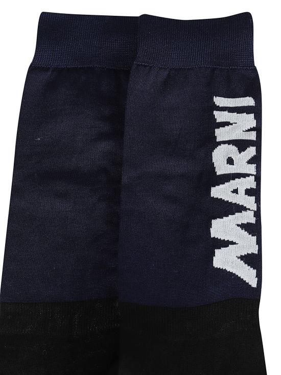 24FW 마르니 양말 SKMC0199Q0 UFC180 BIN99 BLACK - MARNI