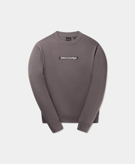  데일리 페이퍼 긴팔 티셔츠 CLICK 2421048 RABBIT GREY