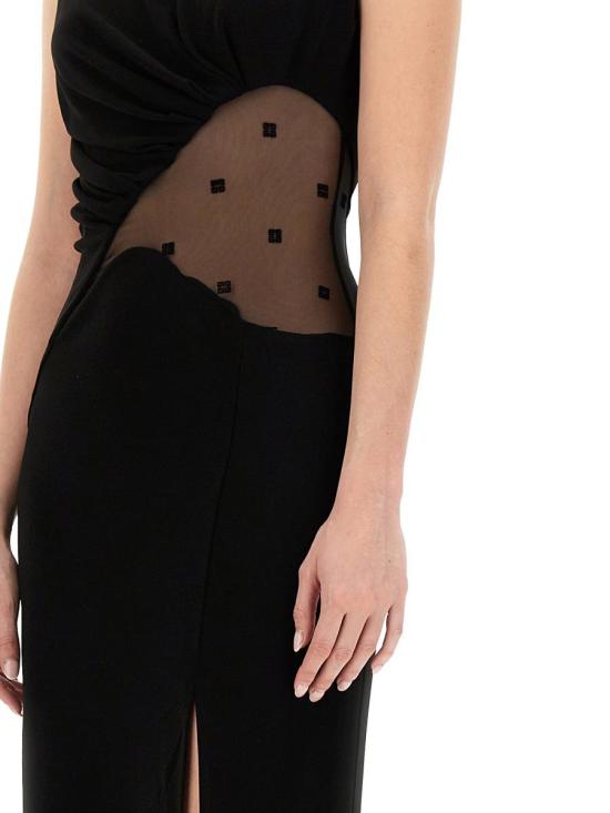  지방시 미디 원피스 BW21WS30XH 001 Black - GIVENCHY