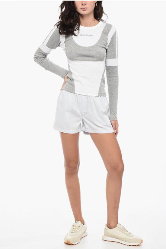  팜앤젤스 긴팔 티셔츠 PWAB030E23FAB0010305 Gray - PALM ANGELS