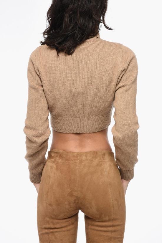  팜앤젤스 터틀넥 PWHF024F23KNI0016210 Beige - PALM ANGELS