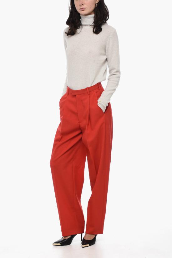  마르니 스트레이트 팬츠 PAMA0449U0 TW839 00R64 Red - MARNI