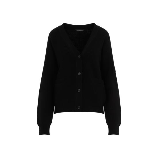 24FW 발렌시아가 가디건 813064 T1703 1000 BLACK - BALENCIAGA