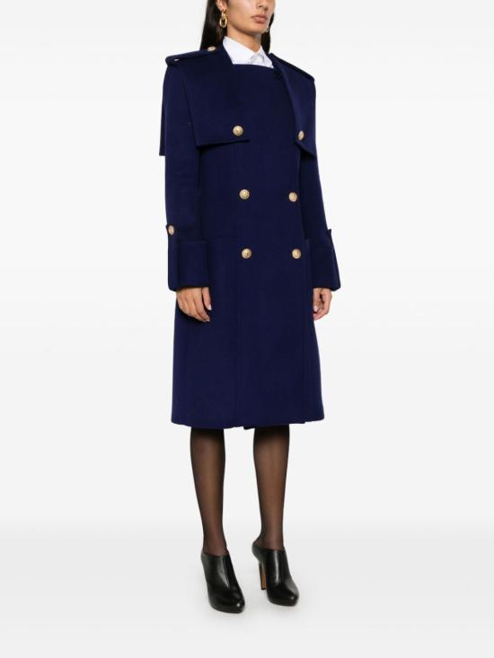 24FW 발망 코트 DF0UB140WB50 6BO NIGHT - BALMAIN