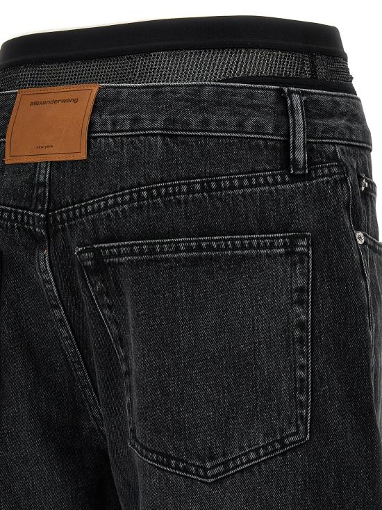  데님 X 알렉산더 왕 데님 팬츠 4DC4244475015 Black - DENIM X ALEXANDER WANG